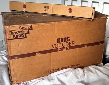 Korg-VC10 - superb - & MC01, both boxed